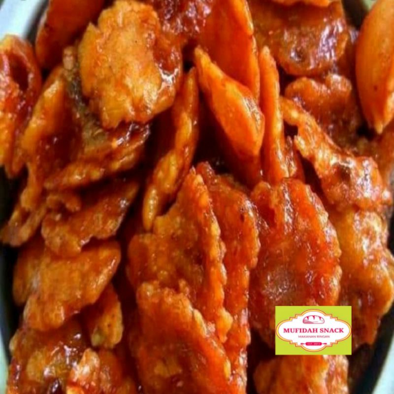 

emping melinjo pedes main berat 200 gram