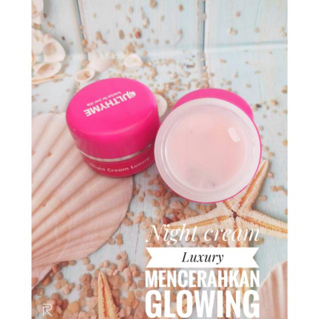 Ulthyme skincare/night cream luxury