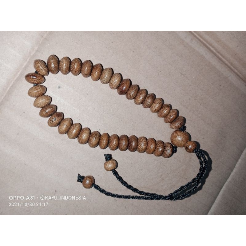 Gelang Tasbih Kelor model pipih CLW