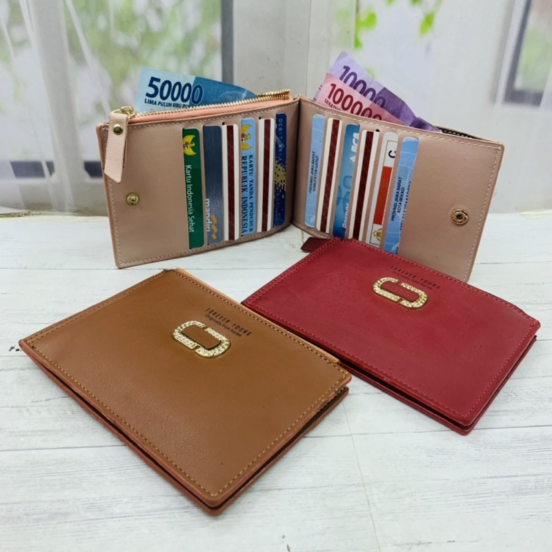 COD DOMPET LIPAT KARTU. DOMPET KECIL KARTU WANITA FOREVER YOUNG.