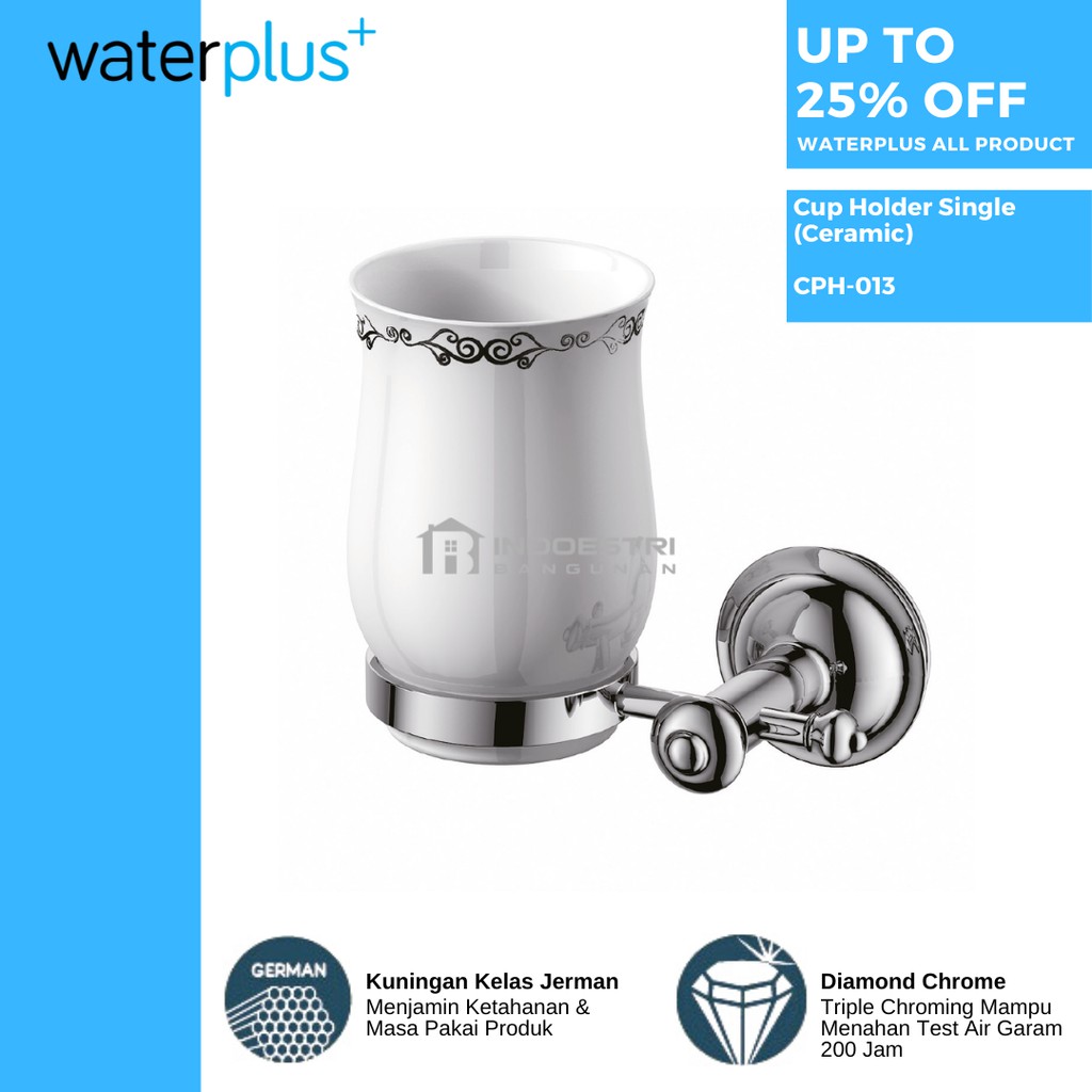 Rak Gelas Sikat Gigi Waterplus CPH 013 / Cup Holder Waterplus CPH 013