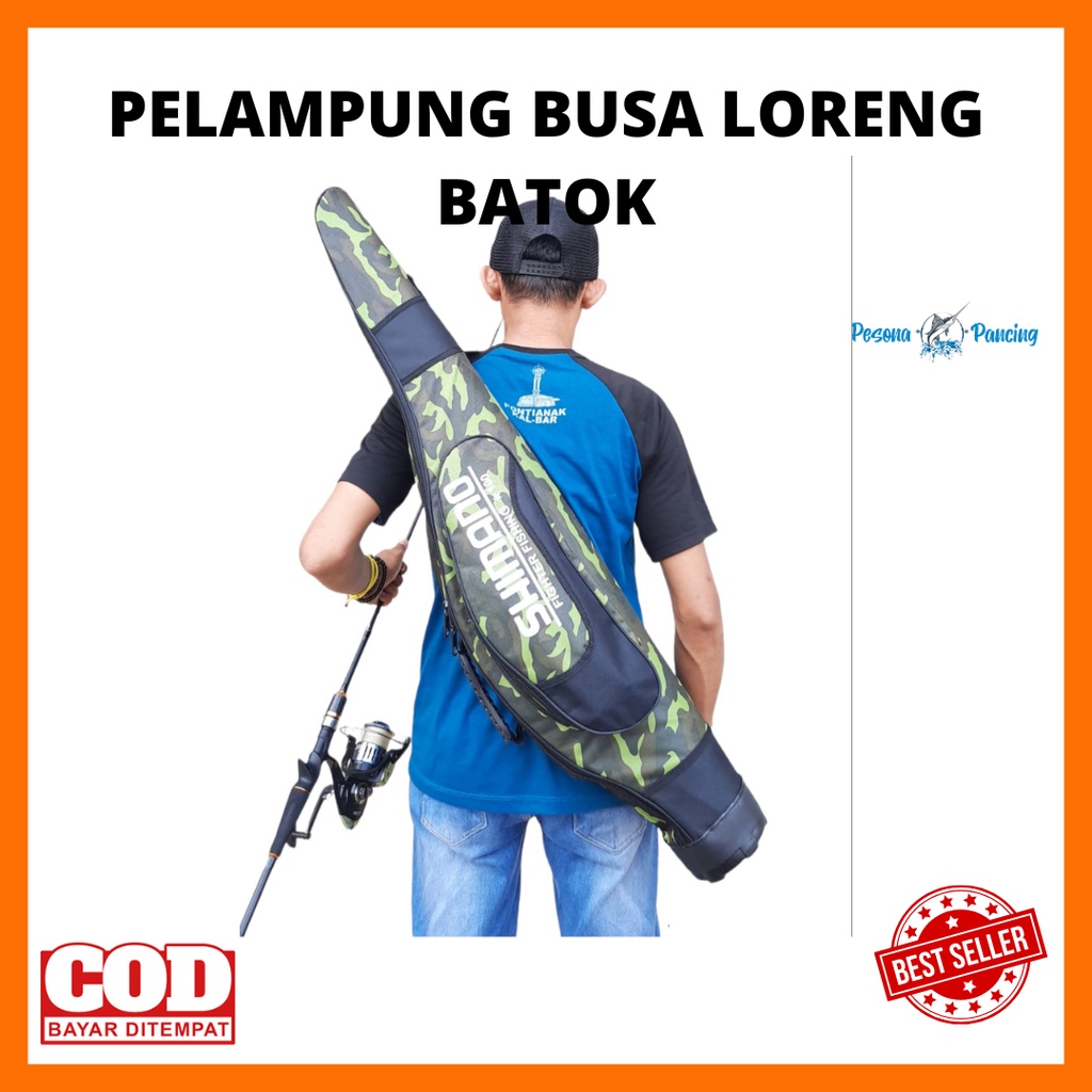 Tas Pancing BATOK LORENG PREMIUM Ukuran Jumbo 100 CM