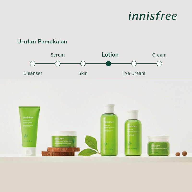 Innisfree green tea balancing skin ex 200 ml /lotion ex 160 ml