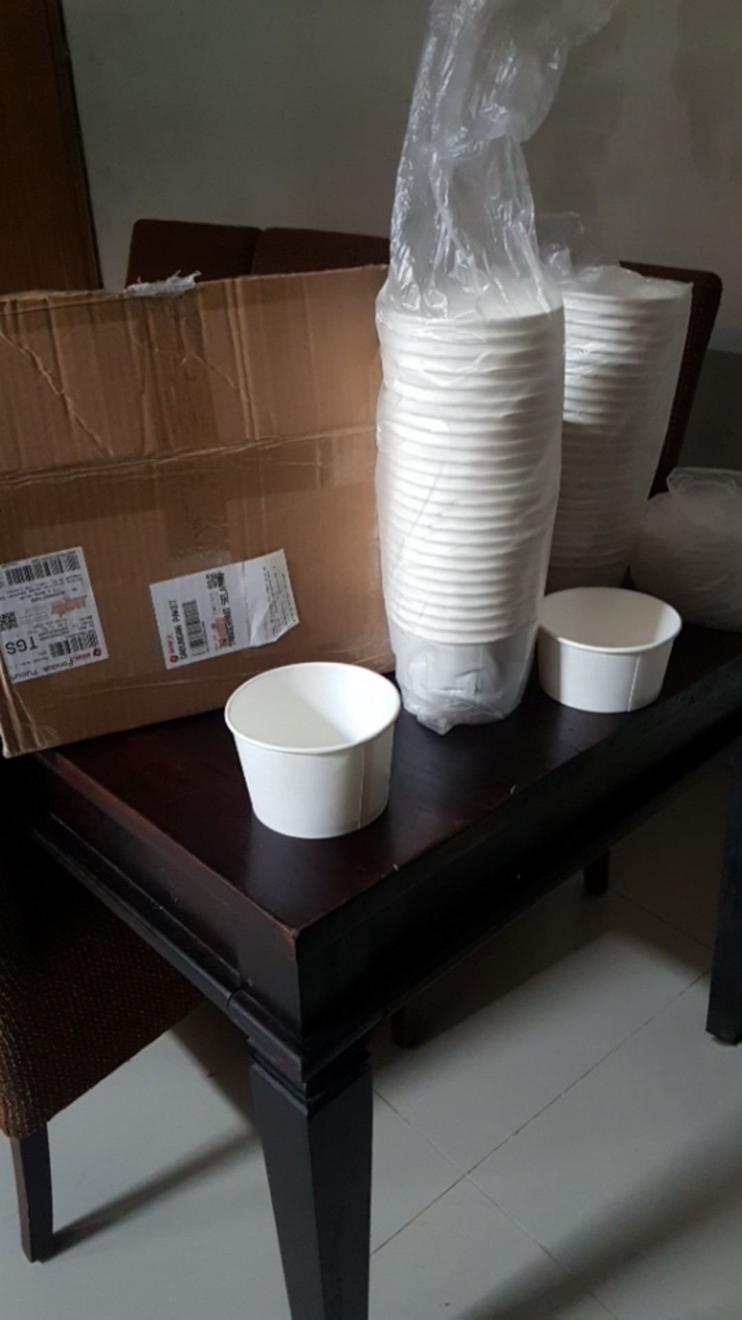 Paper Bowl 650ml 800ml (body) Isi 25