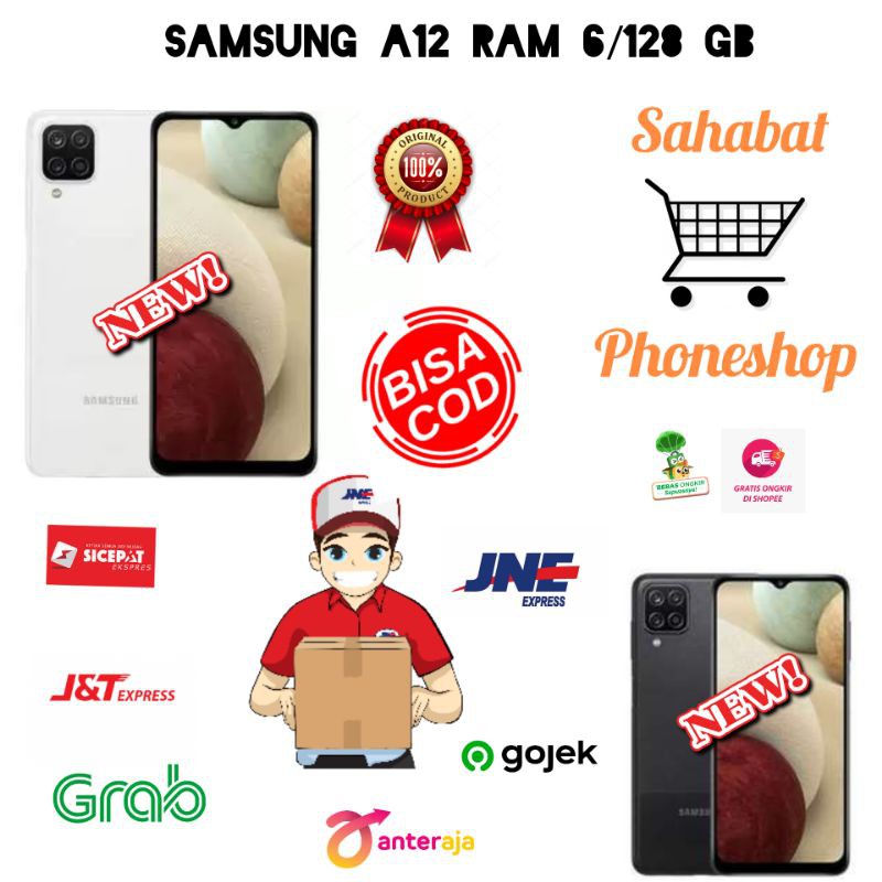 SAMSUNG GALAXY A12 RAM 6/128 GARANSI RESMI