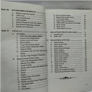 TUNTUNAN SHOLAT LENGKAP A6 HVS