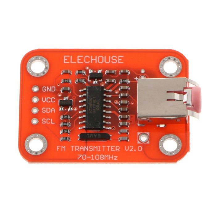 Modul Transmitter FM Radio V2.0 I2C Interface 70-108MHz