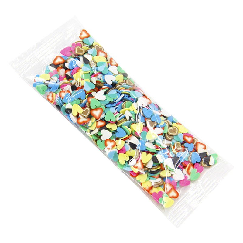 1000pcs / Pak Clay Resin Motif Buah / Daun / Bunga Warna-Warni Untuk Dekorasi Nail Art / Perhiasan Diy