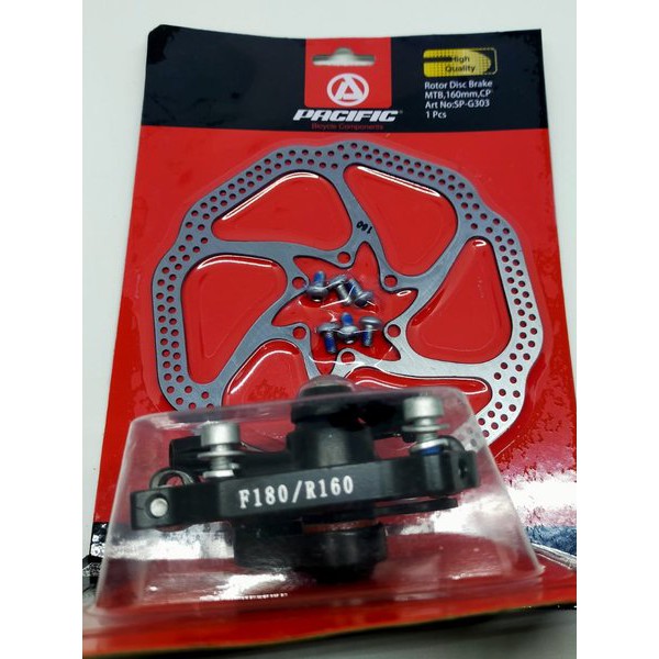 Pacific Rem cakram set BELAKANG sepeda MTB lipat
