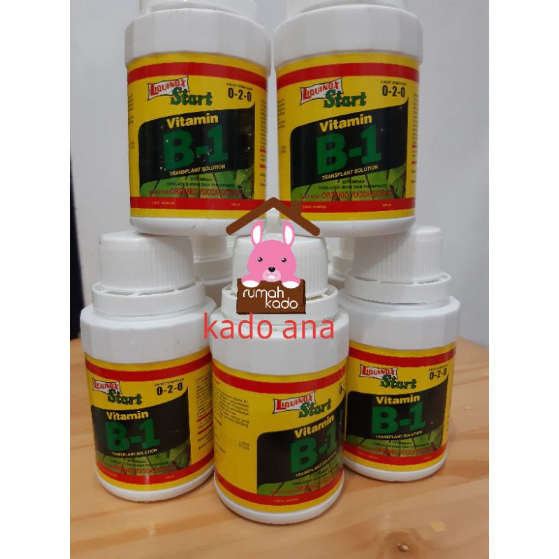 Liquinox 100 ml original - Vitamin b1 tanaman asli | Anti stres dan stimulus akar