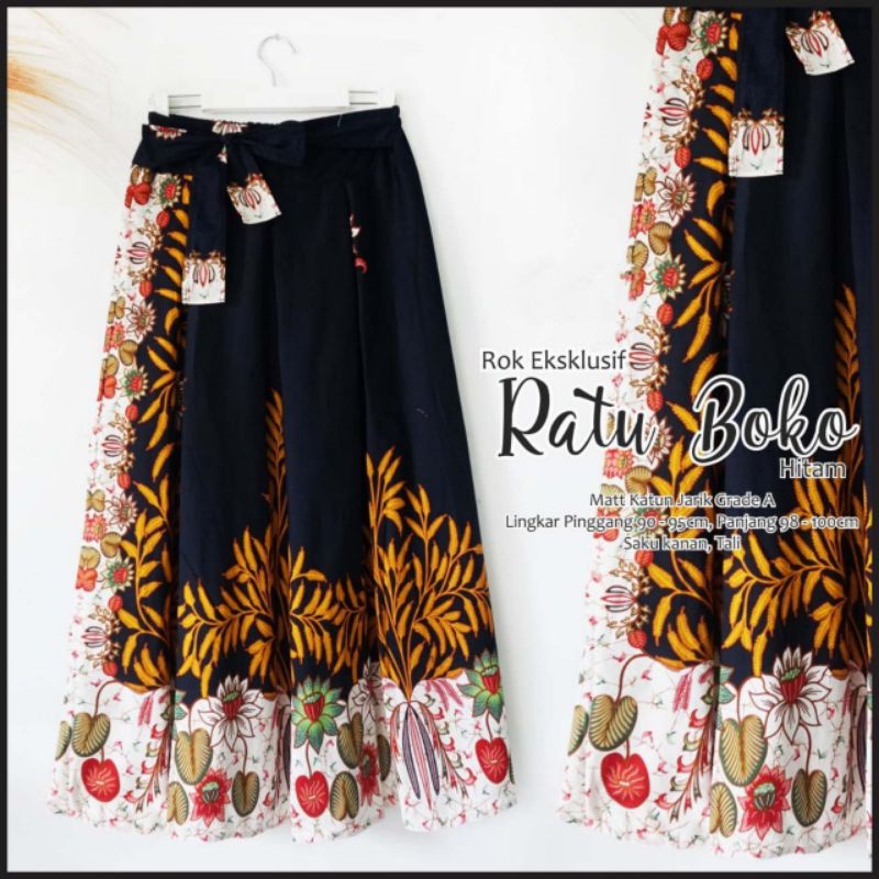 SKIRT MUSLIM BATIK / ROK PANJANG BATIK SOLO