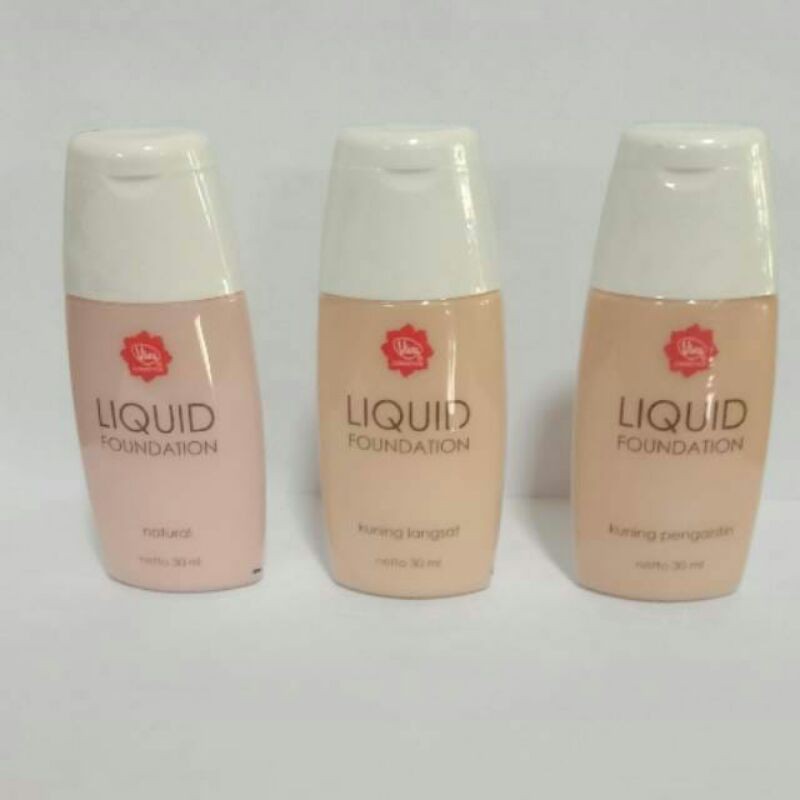 Viva Liquid Foundation Natural 30 ml / Viva Alas Bedak / Tata Rias Pengantin