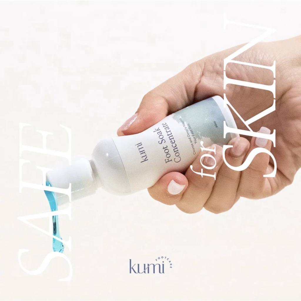 Kumi Foot Soak Concentrate /  Pedicure / Footcare / Sabun cuci kaki bisa untuk mengatasi kaki pecah dan kapalan