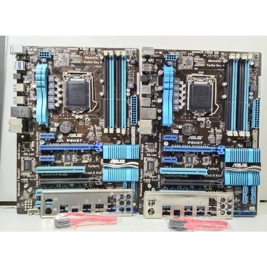Mobo P8H67 SOKET LGA 1155 ASUS - Slot RAM 4