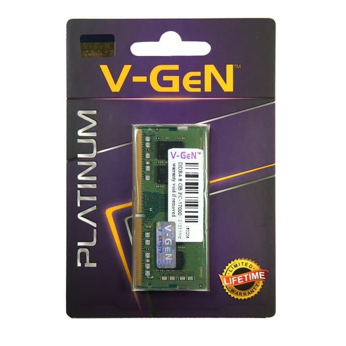 V-GEN PLATINUM SODIMM DDR IV 8GB-2133/2400/2666