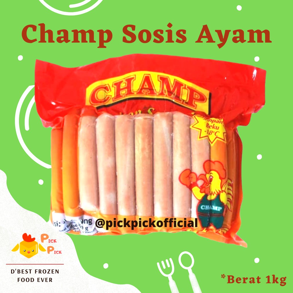 Jual Champ Sosis Ayam Kg Shopee Indonesia