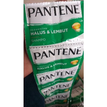 Shampo Pantene Smooth Silky Halus&Lembut 1 Renceng Isi 24 Sachet