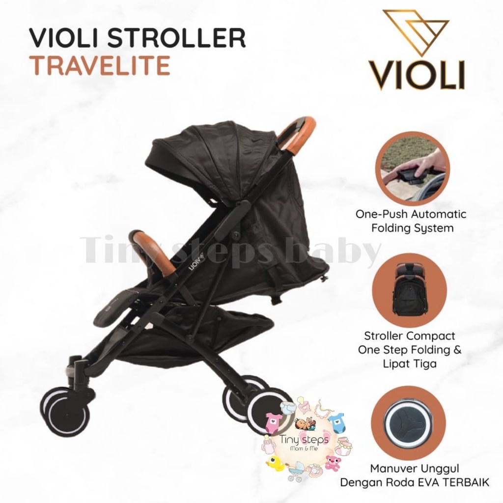 Violi Stroller Travelite - Black