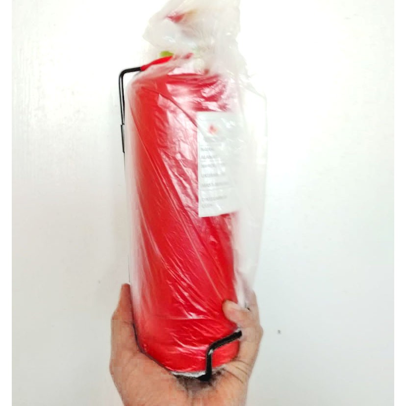 apar + isi powder 1kg Tabung Pemadam Kebakaran api 1 Kg Serbuk DRY Chemical BARU + bracket gantungan