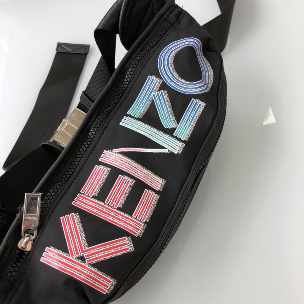 KZRD006  K-Z Classic Nylon Letter Chest Bag Waist Bag Banana Bag  yaobao