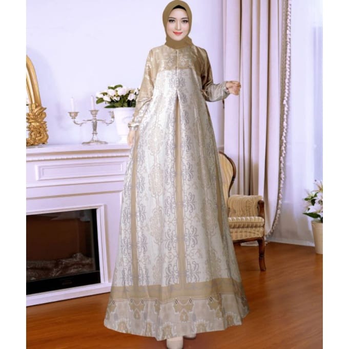 Realpict gamis terbaru dior silky premium//gamis sior silky//gamis diorr termurah