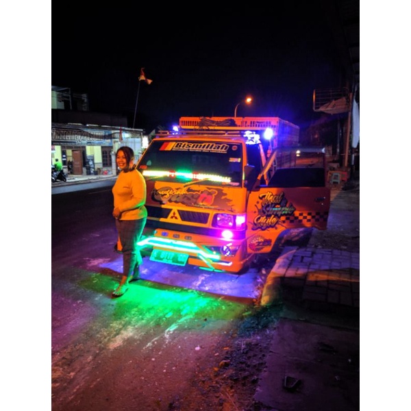 strobo running text 140cm terbaru