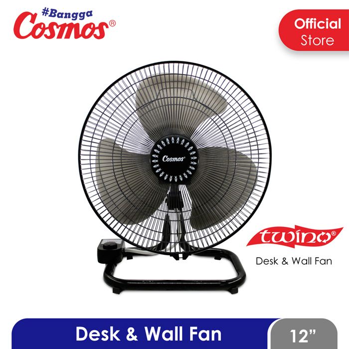 COSMOS 12 PDA DESK FAN 12 IN TWINO / WALL &amp; DESK FAN / 12PDATWINO