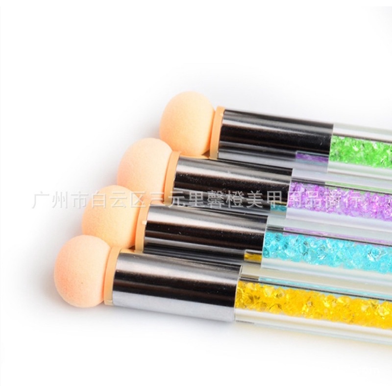 Brush Pen Sponge Dual Head / 1 Set dual Head Nail Sponge Pen / Ombre Brush Pen