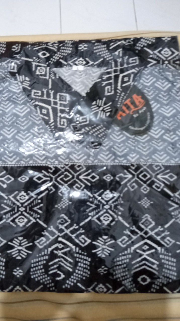 Kemeja Batik Merah Naga