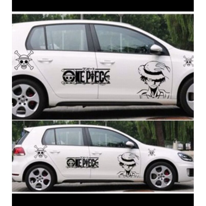 stiker mobil one piece yaris jazz brio agya ayla calya sigra ertiga mazda sedan camry soluna corolla