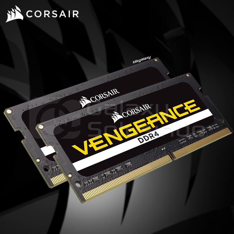 Corsair Vengeance SODIMM 16GB 2X8GB DDR4 2666MHz CMSX16GX4M2A2666C18