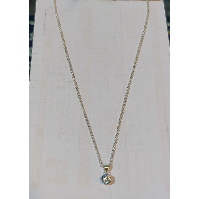 KALUNG PERAK + LIONTIN MATA PERAK SILVER