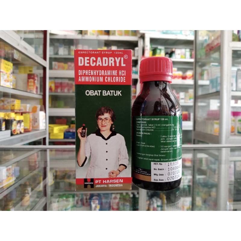 Decadryl Sirup 120ml | Obat Batuk ED 01/2026