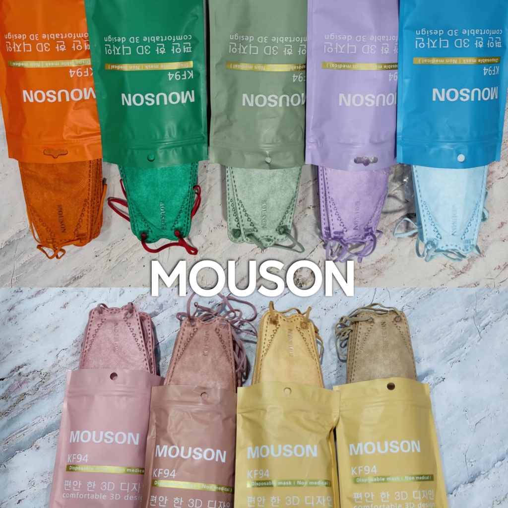 KF 94 WARNA 4PLY TERBARU MASKER KF 94 KOREA MASKER KF94 MOUSON ISI 10PCS 4Ply Evo 3D Mouson Sachet isi 10Pcs wemask