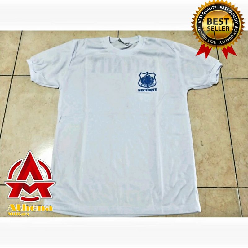 Kaos Oblong Security Putih - Baju Dalam PDH Satpam