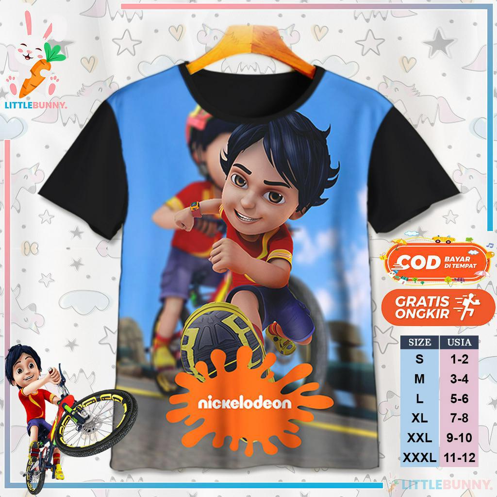 BAJU KAOS ANAK KARTUN 3D SHIVA V11 BAJU KAOS ANAK 3D SHIVA - LITTLE BUNNY