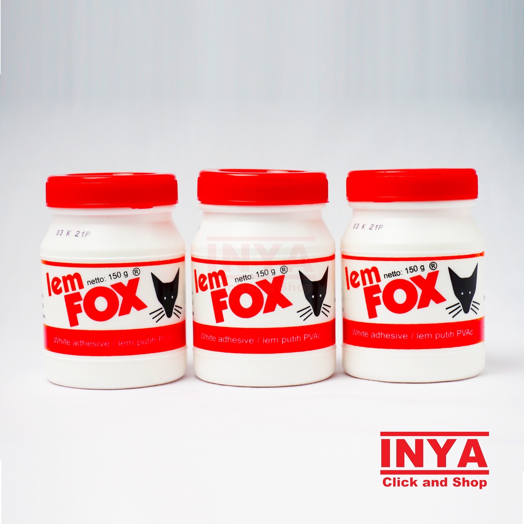 LEM FOX 150gr - Lem Putih PVac / White Adhesive - Glue