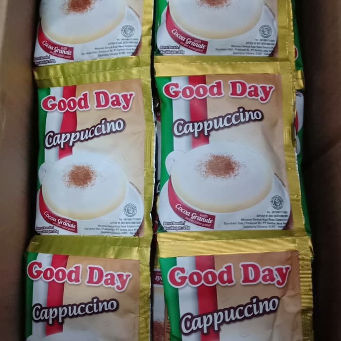 

Good Day Cappucino kopi sachet renceng isi 10