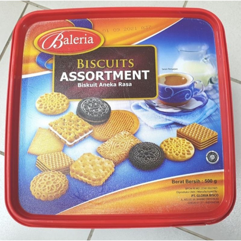 

Balleria Biscuit Assortment 500gr aneka rasa