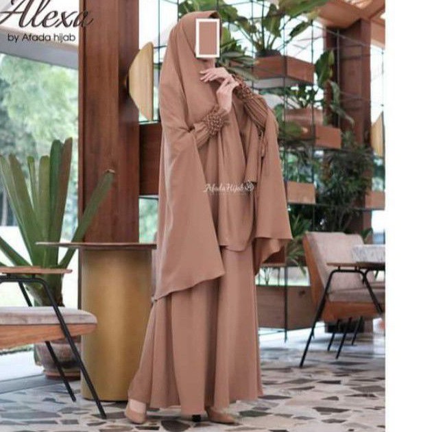 SET GAMIS SYAR'I ALEXA SOFT LEXUS, ORI AFADA HIJAB
