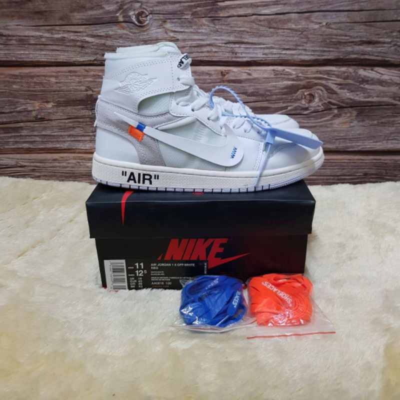 Sepatu Nike Air Jordan 1 High x Off-White