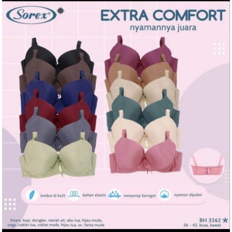 Bh Bra Sorex 3262 extra comfort cup besar