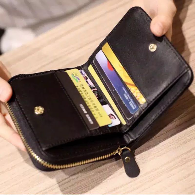 Dompet Lipat Wanita Dompet Mini Kekinian Fashion Korea Terlaris