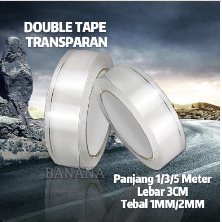 

Isolasi Double Tape Nano Transparan Lebar 3cm