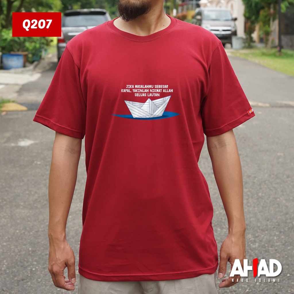 Kaos Islami Ahad - Jika masalahmu sebesar kapal Q204