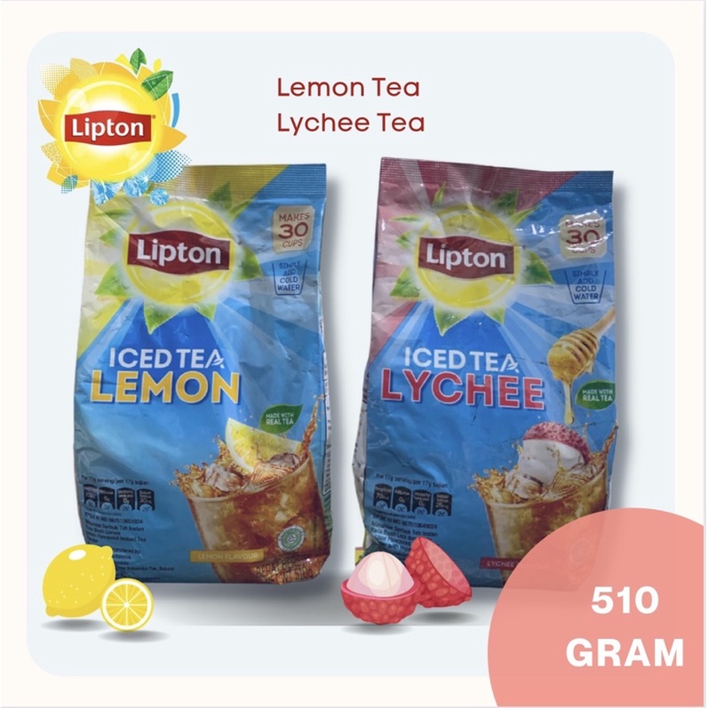 

♥️ UB ♥️ LIPTON LEMON TEA LYCHEE TEA 510 GRAM