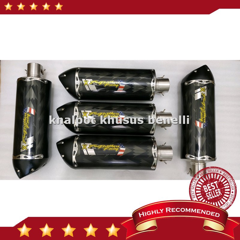 Murah silincer knalpot two brothers two brother ninja 250 r25 cbr 250 z250 mt25 benelli tnt