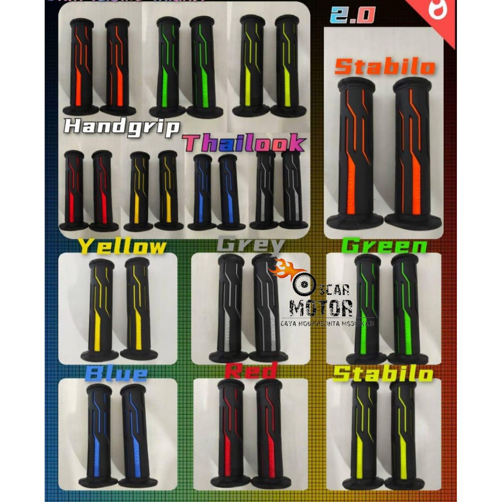 Grip Thailand 731 Handgrip Stang Handfat Pro Peganggan Stir Universal Semua Motor Beat Mio Nmax PCX motor