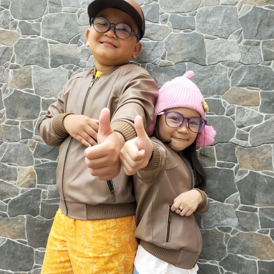 Jaket anak kulit laki laki perempuan cowok cewek pria garut