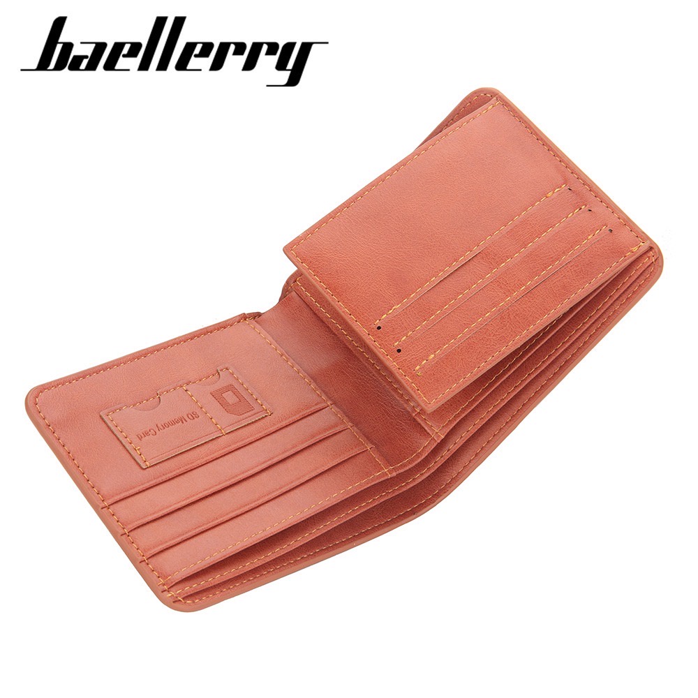 ORIGINAL BAELLERRY DOMPET UANG 3 LIPAT TEBAL KULIT SINTETIS D1308